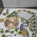 Peacock Wall Clock 25.6 * 29.5in Large Peacock Clock Luxury Wall Clock Silent Digital Wall Watch Clock Hanging Wall Clock for Living Room Bedroom Decor