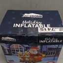 Joiedomi Christmas Inflatable Santa on Sleigh with 2 Reindeer, Inflatable Christmas Yard Decorations with Build-in LED, Blow Up Xmas Decorations Outdoor for Party Yard Garden Lawn Dcor