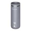 Baby Brezza SuperFast Portable Baby Bottle Warmer  67% Faster - Travel Breastmilk Warmer and Formula Warmer - Safe, Even Heating - Up to 9oz - No Adapters, Grey (Gray)