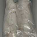 Canvas Laundry Bags with Handles & Square Base 13.8"Lx13.8"Wx27.6"H, Large Heavy Duty Laundry Hamper Bag, College Dorm Washable Drawstring Canvas Dirty Clothes Sack (Beige,1 Pack)