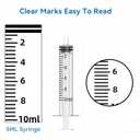 10ml for Liquid, Scientific Labs, Oral, Measurement, Individually Wrapped 50 Pack (No Needle).