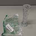 6" Height Clear Plastic Bud Vase Glass Like,Crystal Acrylic Vase for One Rose Break-Resistant #2022