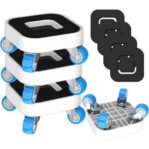 New Upgrade Furniture Movers with Wheels, Furniture Sliders with 360 Rotatable 1.25in Wheels, Furniture Dolly for Moving Heavy Sofa, Bed, Load Capacity Up to 900lb