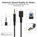 Aux Cable for iPhone 14 Pro Max 14 Plus 13 13 Pro Max 13 Plus 12 12 Mini 11 Pro Max Mini XR XS 8 iPad,Lightning to 3.5mm headphone Jack Male Aux Audio Cord 6FT for Car Stereo Home Speaker Headphone