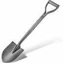 All Metal Shovels for Digging Gardening - 30in Small Shovel Spade with Short D Handle and Steel Blade - Perfect for Camping Planting Overlanding