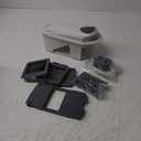 Mueller Pro-Series All-in-One, 12 Blade Mandoline Slicer for Kitchen, Food Chopper, Vegetable Slicer and Spiralizer, Cutter, Dicer, Grater, Kitchen Gadgets Sets with Container, White Sand/Gray