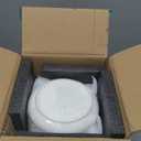 XINLTC 16 Piece Ceramic Appetizer Plates, 5.6 Inch Small Dessert Plates Set, White Round Plates for Bread, Butter, Snack, Lightweight Dinnerware Saucer Sets - Ivory, Oven, Microwave & Dishwasher Safe