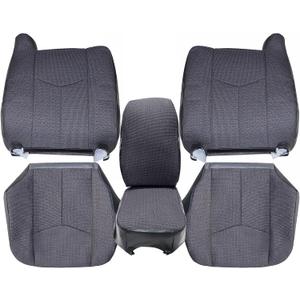 GXARTS Seat Cover Jump Seat Fit for Chevy Silverado GMC Sierra 2003-2007