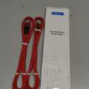 JSAUX 100W USB C to USB C Cable for iPhone 17, USBC Type C Charge Cord 5A Fast Charging Compatible with iPhone 17e Air 16 15 Pro Max Samsung Galaxy S25 S24 MacBook iPad Pro Carplay (6.6FT+6.6FT, Red)