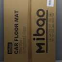 Mibao Floor Mats for Tesla Model Y Floor Mats, All-Weather Car Mats, Anti-Slip Waterproof Automotive Floor Mats, Car Carpet Floor Liner Accseeories Odorless for Tesla 5-Seater, Full Set 3-Piece, Black (PVC)