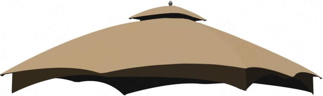 ontheway Replacement Canopy Top for Lowe's Allen Roth 10X12ft Gazebo #GF-12S004B-1 (Khaki)