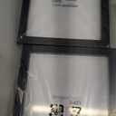 Amazon Basics Rectangular Photo Picture Frame, 8 x 10 in, Pack of 2, 11.22 x 9.21 inches, Black