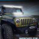 40 Inch LED Light bar Single Row Slim IP68 Waterproof Off-Road Spot Flood Combo with Small Light Super Bright Truck Driving Fog Lamp Compatible for SUV ATV UTV