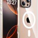 Magnetic for iPhone 16 Pro Max Case, Compatible with MagSafe, [Never Yellowing], 3.0mm Thicken Military-Grade Protection Shockproof Cover for 16 Pro Max 6.9", Clear