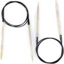 Lykke Fixed Circular Knitting Needles - Driftwood - 32"