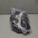 ANRODUO Black Velvet Curtains 96 Inches Long Blackout Thermal Insulated Soundproof Curtain Privacy Room Darkening Curtains Grommet Window Drapes for Bedroom Living Room 42 x 96 Inch Set of 2