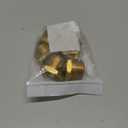 1/2 Inch NPT Male x 3/8 Inch NPT Female Brass Pipe Fitting, Hex Bushing, Reducer Adapter, Thread 0.75" OD  0.625" ID, (5 Piece)