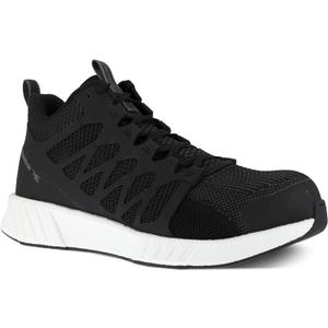 Reebok Work Fusion Formidable Work Comp Toe Mid Men's Oxford (15, Black/White)
