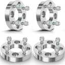 ECCPP 4PCS 1 inch Conversion Wheel Adapters 4 Lug change bolt pattern from 4x100mm to 4x108mm 12x1.5 Studs fits for 1993-2002 for Toyota Corolla 2000-2005 for Toyota Echo 2007-2011 for Toyota Yaris