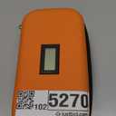 TSA Approved Insulin Cooler Travel Case Medication Cooler for Travel with Temperature Display Diabetic Medication Organizer Medical Travel Cooler Bag with 2 Ice Pack (Orange)