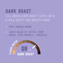 Amazon Brand - Happy Belly Dark Roast Coffee Pods, Compatible with Keurig 2.0 K-Cup Brewers, 24 Count (EXP 06/13/27)