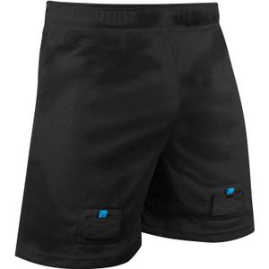 Champro Unisex-Youth Rink Textured Polyester Mesh Hockey Shorts, Black, Small