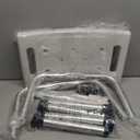 PELEGON Shower Chair for Inside Shower (350 lb)  Adjustable Height, Padded Seat, Shower Chair for Elderly and Disabled  Shower Chair for Adults, Tub Chairs for Bathtubs  Dark Blue