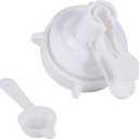 TOPINCN Water Bottle Valve, PP Plastic Spigot Water Replacement Bottle Top Valve Faucet Dispenser White for 48mm Drinking Water Bucket
