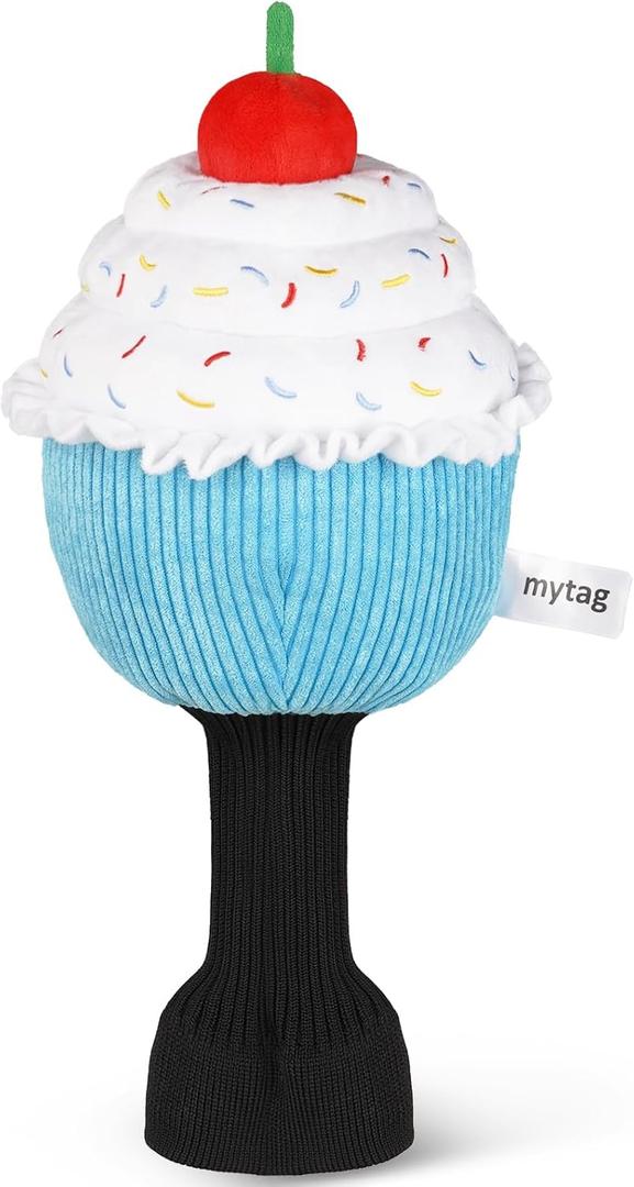 mytag Funny Golf Club Head Covers, Animal Plush Driver Headcover, Golf Headcover Fits Standard 460cc Driver Head