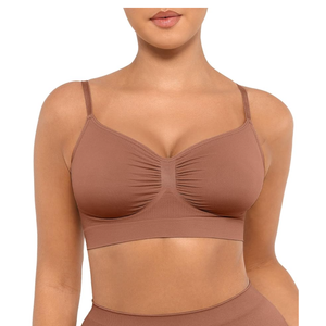 FeelinGirl Bralettes for Women with Support Comfortable Bras No Underwire Seamless Everyday Bras, XL
