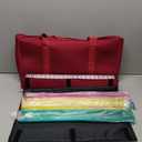 ZGME American Mahjong Set,166 White Tiles with Red Bag and Accessories,4 All-in-One Mahjong Racks with Pushers,Complete Western Mahjong Set