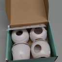 Child Safety Door Knob Cover (4 Pack) Hard-to-Remove Dual-Lock Door Handle Covers for Kids - Reusable Baby Proof Door Knob Locks - Installs Easily, No Tools Needed (White)