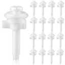Jetec 2 Pack Toilet Seat Screws Kit, Plastic Bolts Nuts & Washers | Durable plastic bolts, nuts and washers replace worn toilet seat hardware, fit most seats, resist rust, and install easily
