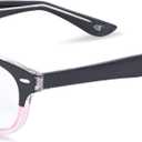 Reading Glasses for Women and Men | Stylish Durable and Comfortable Readers (Black-light Pink)