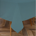 Majestic Giftware PVC Faux Leather Rectangle Tablecloths | (TCE14-54220) Light Green Waterproof & Spill Proof Dining Table Cover | Decorative Washable Tablecloth for Home, Kitchen, Party (54X220)