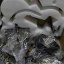 LVYEAYOU Chandelier Ceiling Fan, 23" Rustic Fandelier Ceiling Fan with Light, 4-Metal Rod Geometric Lantern Design, Vintage Hanging Ceiling Fans for Bedroom, Dining Room, Kitchen-Black Gold