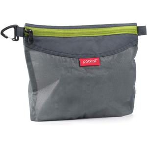 pack all Water-resistant Material Zipper Pouch, Mesh Zipper Bags for Storage, Travel, Office (Gray, Medium)
