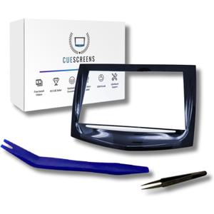 Cuescreens Cadillac CUE Premium Touch Screen Replacement - Dual Mode, Gel-Free, Ultra Responsive Display with Pro Grade Tool Kit & Installation Guide - OEM Fit for 20132020 Models - Lifetime Support