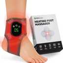EMSense Triple Therapy Foot Massager | 3 in 1 Cordless & Portable Massager with 3 Vibration Modes & 3 Heat Levels - 1 Pack