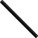 48 Inch Ceiling Fan Downrod,Extension Rod for Multiple Ceiling Heights,Non Threaded (Black) with 3 wires