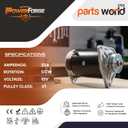 Parts World USA 12V Starter Generator for Club CAR DS FE290 FE350 1984-1996 1018294-01 Gator TX Turf 15435 3102201HI1 420-46000 MO63686 TMC000A0011 AM137931 TMC001B0011