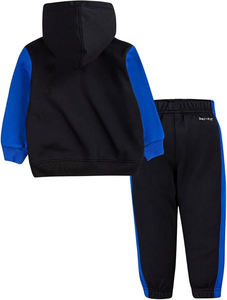 Toddler 9-10 Y Black and Blue Hoodie and Pants Set