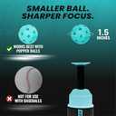 Baseball Training Mini Tee Popper, Hitting Tee for Perfect Swings, Batting Machine for Practicing Hitting Without a Pitcher (1 Popper Ball Included)