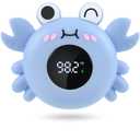 Baby Bath Thermometer Tub Water Temperature Thermometer for Bathtub Crab Newborn Baby Safety Floating Tub Toy Gift for Toddlers, Girls, Boys, Infants 1 2 3 4 Years Old