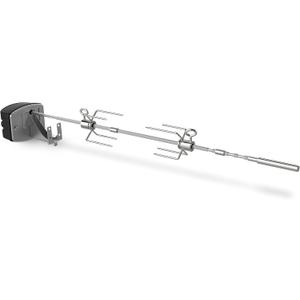 Weber Spirit & Pellet Rotisserie HeavyDuty Electric Motor, Stainless Steel Shaft & Forks, Fits Spirit Gas Grills & Searwood 600 Pellet Grill