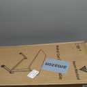 Vaunn Medical Pneumatic Adjustable Overbed Bedside Table with Wheels (Hospital and Home Use) (Black)