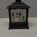 Eldnacele Musical Snow Globe Lantern with Timer, Lighted USB/Battery Operated Swirling Singing Water Glittering Lantern, Snow Globes for Adults and Kids Christmas Decoration Snowman