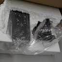 Outdoor Lamp Post with Outlet, Modern Post Light Fixture for Yard, Aluminum Lamp Pole Outdoor Lighting with Glass, Waterproof Outside Street Light for Pathway Garden Patio (40''H, 1 pc)