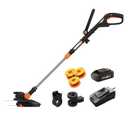 Worx GT Revolution 20V 12" String Trimmer Grass Trimmer/Edger/Mini-Mower, WG170.2