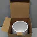 6.8" Large Ceramic Kitchen Utensil Holder - Utensil Holder for Kitchen Counter, Modern Farmhouse Style Holder for Spoons, Spatulas & Cooking Tools (White)